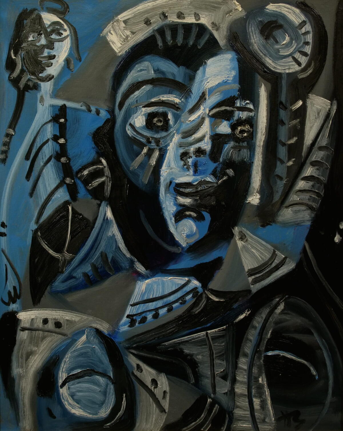 Portrait bleu - 2016